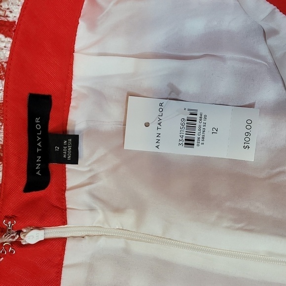 ANN Taylor Gingham Fringed Tweed Mini Skirt - Picture 11 of 14